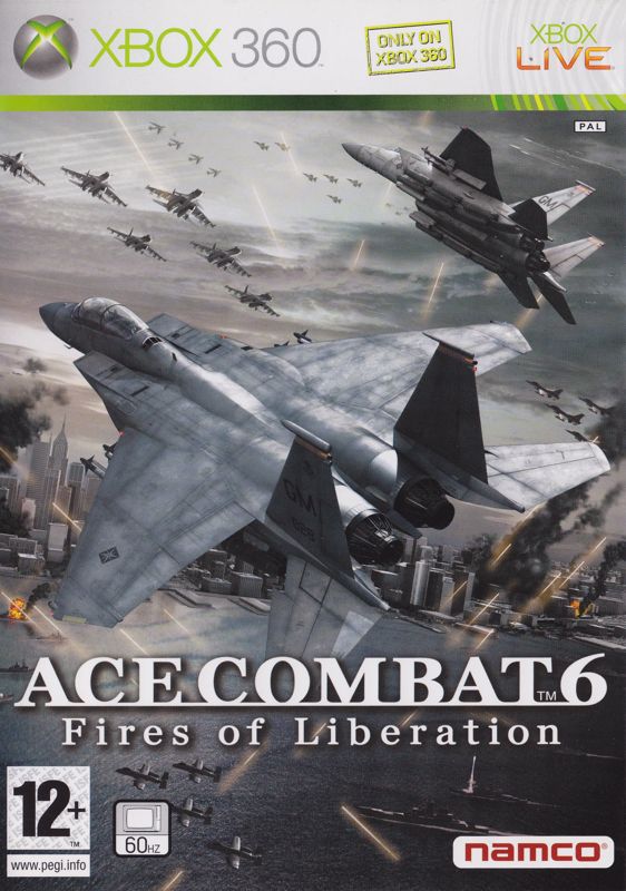 Ace Combat 6: Fires of Liberation box art for Xbox 360